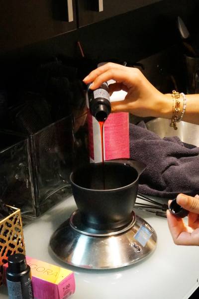 coloration cheveux gris Lyon